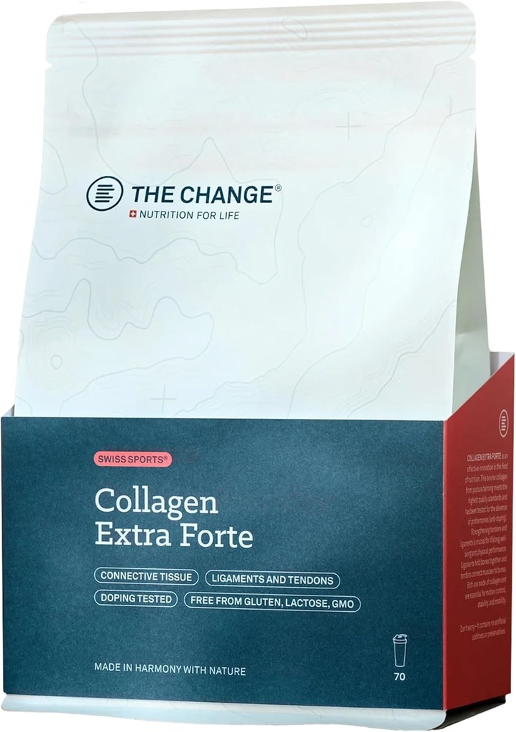 Collagen Ekstra Forte - Kadınlar ve Erkekler için Hidrojek - Organik Protein Sağlıklı Kas, Ortak & Bone Strength, Non-GMO, Lactose ve Gluten Free 350g