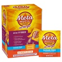 Metamucil On-The-Go Packets, Sugar-Free, 44 Packets, 4-in-1 Psyllium Husk Fiber Supplement, Orange Flavored, Bireysel Seyahat için Büyük, Fiber Supplement for Digestive Health and Regularity