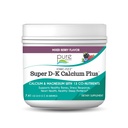 Ionic Fizz Super D-Kuba Plus Pure Essence - Ekstra Magnezyum Vitamin D3, Güçlü Bones ve Stres Desteği için K2 - Karma Berry - 7.41oz