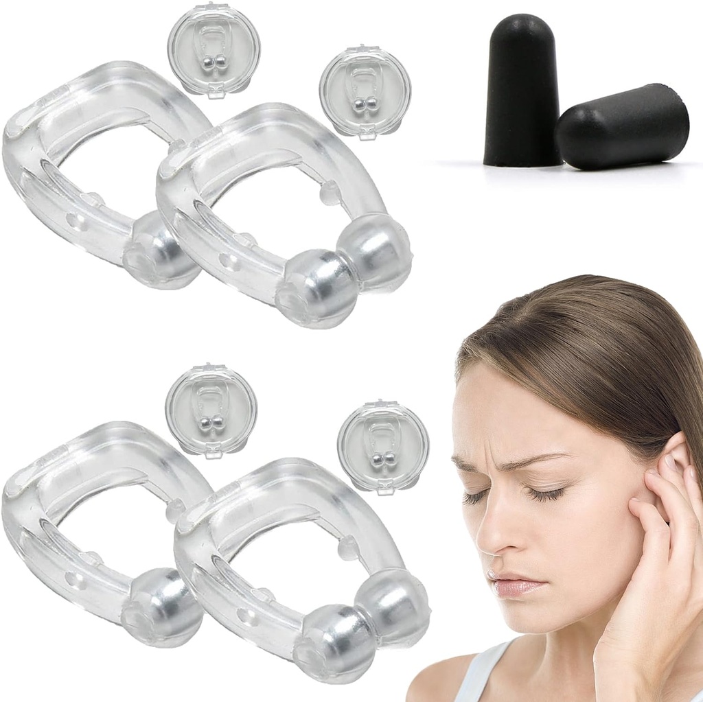 Ringing Ears, Acupeace Tinnitus Relief Device, Acupeace Anti Tinnitus Relief Ear Clip, Device for Stop Ear Ringing (2Pairs)