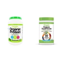 Orgain Organic Plant-Based Protein Toz + Superfoods Greens Toz Sche (1.59lb + 0.62lb)