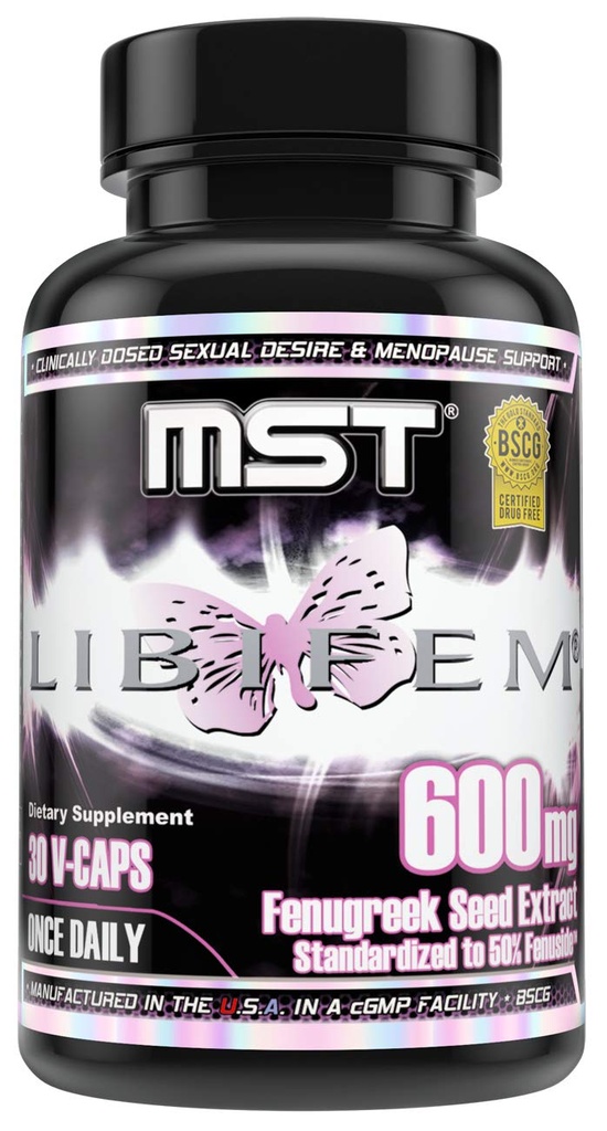 MST Libifem, Fenugreek Tohum Üretimi Capsules, Boost Desire, Libido, Arousal ve Memnuniyet Plus Menopause Health Support, Supplement for Women, 30, Count BSCG sertifikalı İlaç Ücretsiz.
