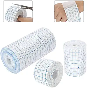 Medeniyetsiz Non-Woven Yapıştırıcı Bantage Roll Film İkinci Skin İyi Koruyucu Antibakteriyel Bandajları Esnek Ekranlar 3.9 inç *34foot (10cm*10m) (4inch **0.9yard)
