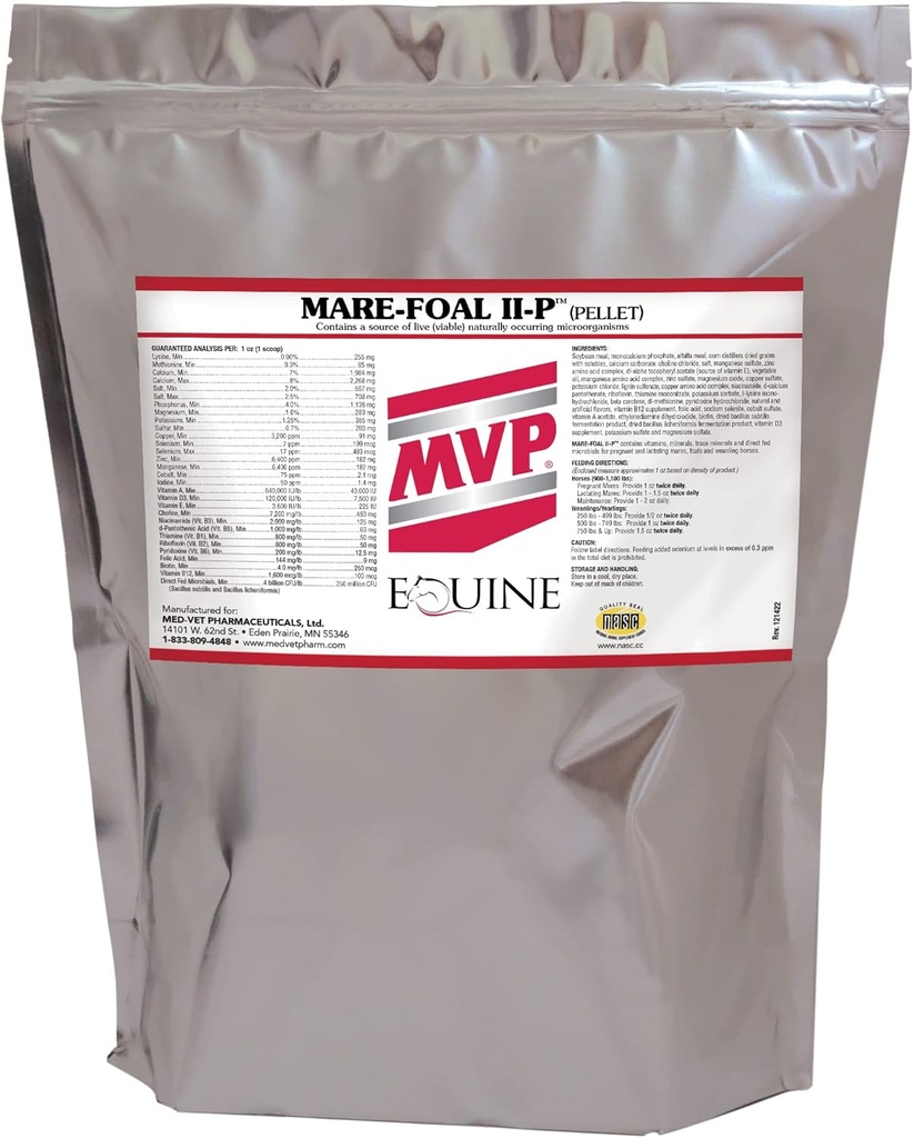 Mare Foal II-P (10lb) Mares, Foals & Yearlings için Çok Vitamin/Mineral Tamamlandı