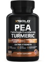 Pea Palmitoyl etanolamid + Turmeric Curcumin Kompleksi - 1600 mg Micronized% 99 &% Curcuminoids - Yüksek Potency Ortak Destek, Hareketlilik ve Rahatlık - ABD'de Made in USA