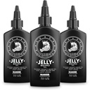 Patronman Jelly Beard Oil for Men - 3 Pack (12 oz in Total, CBD - Unscented) – Softens, Moisturizes & Conditions with Natural Materialss
