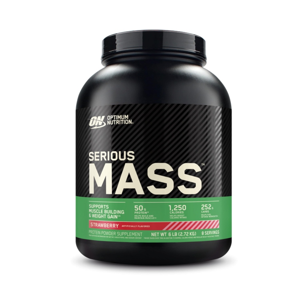 Optimum Beslenme Ciddi Kitle, Kilo Vermeci Protein Toz, Mass Winer, Vitamin C ve Çinko Immune Support, Kretine, Strawberry, 6 Pound (Pazar Mayıs Vary)