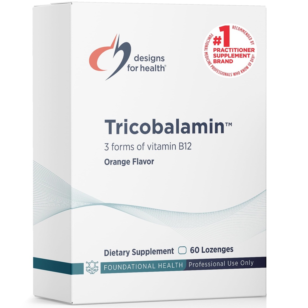 Sağlık B12 Tricobalamin Lozenges için tasarımlar - 3000 A12 Quick Dissolve Tabletleri Metilcobalamin, Adenosylcobalamin + Hydroxocobalamin - Natural Orange Flavor (60 Lozenges)