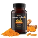 UpEness Golden Revive + Ortak Destek Supplement Black Pepper, Quercetin ve Magnezyum- Turmeric Boswellia Supplement - Ortak Bakım için 6 Aktif Malzemeler - 60 Capsules