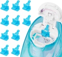Silikon Saltwater Pods Refills Uyumlu Aksesuarları Navage Nasal Care - Easy Operasyon için Saltwater Pods Kurtarın (10 Pack-Mavi)