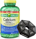Bahar - Valleyuba 600 mg + Vitamin D 20 mcg - Haftalık Pill Organizer GoodDealsHouse - Bone Health Diyetary Supplement Tabletler