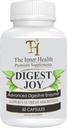 Digest Joy - Optimal Digestion Support için Gelişmiş Enzyme Toplantısı - Amylase, Lipase, Bromelain, Protease,Lactase & Other Enzymes(60 Caps)