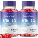Laboratuarları ( Gelişmiş Kilo kaybı için 2 Leangenix Keto+ACV Gummies'in paketi, Enerji Kaynağı olarak Burn Fat ve Kullanımı, Gomitas, Supplement Review (120 Gummies)
