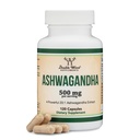 Ashwagandha Capsules, 120 Kont (500 mg Türlü 20:1 Potency) Adaptogen Stres Yardımı Çift Wood