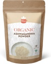 SPICY ORGANIC Organik Ashwagandha Root Toz – 1 lb., Non-GMO, Hindistan'dan% 100 Raw - Hint BTC (Withania Somnifera) – Doğal Stres Desteği, Enerji ve Immune Health