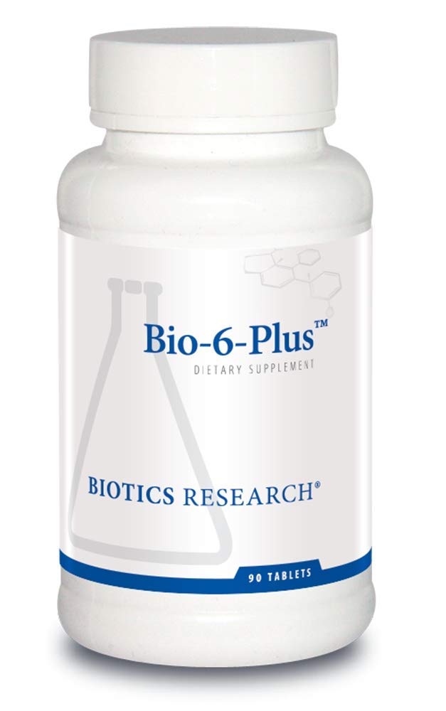 Biotics Research Bio 6 Plus Digestive Support, Supports Pancreatic Function, 50.000 NF Birimleri Amylase, 9,300 NF Birimleri Lipase, 50.000 NF Birimleri Pro, Pancreatic ve Digestive Enzymes 90 Tabletler