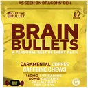 80mg Caffeine & 160mg L-Theanine Focus Enhancing Energy Chews (40 Hizmet) – Nörobilim Geri Döndü Nootropic Stack, mental Acuity & Cognitive Support | Caramel Frappe Flavor Brain Bullet