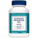 The Shoppe Evening Primrose Oil 500MG, GLA'nın Doğal Kaynağı (Gammia Linolenic Acid) Tamam for Women's Health & Hormonal Balance (120 Softgels)