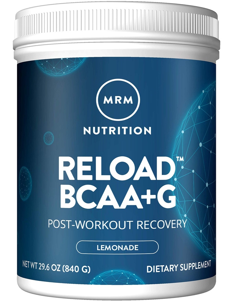 MRM BCAA+G RELOAD Post-Workout Recovery – Lemon, 840g - 60 Konteyner İçeriyor