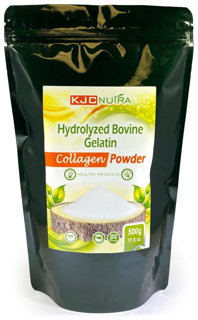 Collagen Toz Hidrolyzed 500g (17.6 oz) Grass FED, Pasture Yükseltildi.