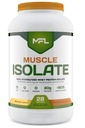 MFL% 100 Isolate protein l 30g of protein l 12g Amino Asits l Keto Friendly l Low Carbs l 2 lbs. (Banana Cream)