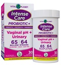 Vital Planet - Intense Care Vaginal pH & Urinary Probiyotiks for Women Plus Organic Prebiyotiks, Postbiyotiks ve Parabiyotikler, 65 Milyar CFU ve 64 Strains, Immune ve Digestive Health 30 ctt