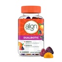 Align Dualbiyotik, Kadınlar ve Erkekler için Probiyotikler, Digestive Health için Probiyotikler, Prebiyotikler İyi Bakterilere, Doğal Meyve Flavors, 60 Probiyotik Gummies