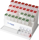 Medcenter Monthly Pill Box Organizer, 4 Times a Day, Büyük 31 Günlük Pill Vakaları Vitaminler, Tamamlar, İlaçlar, 31 Gün Pill Organizer