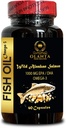 Omega 3 Fish Oil - Source Omega 3 Supplement, Wild-Caught Fish Oil, Organic Omega 3 Fatty Acid Supplements burpless 1 Şişe 60 Capsules