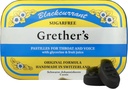 GRETHER'S Sugarfree Blackcurrant Pastilles - Natural Kuru Mouth Relief - Soothing Throat & Health Voice - Singers için Hediye - 3.75 oz. 1 Pack