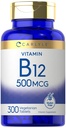 Carlyle Vitamin B-12 50006 | 300 Tablet | Vejetaryen, Non-GMO, Gluten Free Supplement Supplement