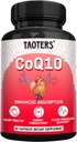 CoQ10 400MG Supplement Per Service| Coenzyme Q10 Capsules with Organic Dandelion Root 840MG, Kalsiyum 64MG, Black Pepper Extract 40MG / Kalp Sağlığı ve Enerji Üretimi için Destek - 60 Capsules