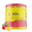 Keto Vitals Electrolytes Toz - Sugar Free Keto Electrolytes Toz Pyum, Magnezyum, sodyum, & Food - No Sugar Electrolyte Drink Mix & Hydration Toz, 60 Hizmet, Raspberry Lemonade