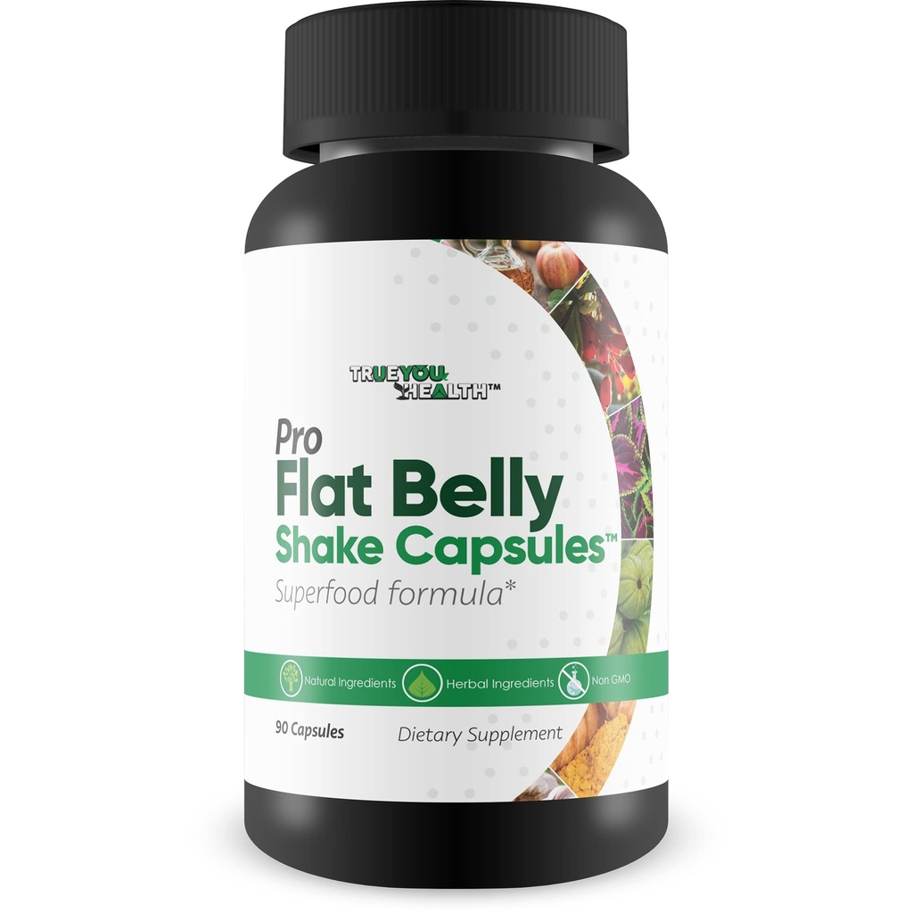 Pro Flat Belly Shake Capsules - Gut Cleanse to help Reduce Bloating - Body Cleanse & Digestive Cleanse - Temiz Atık ve Toxins with Cleanse Supplements