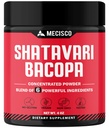 6in1 Shatavari Toz Organik - Shatavari Root, Bacopa Monnieri, Ashwagandha Root, Vitex Berry, Fenugreek & Black Pepper - Supports Rejuvenation, Supports Energy & Vitality - 4 Oztavari