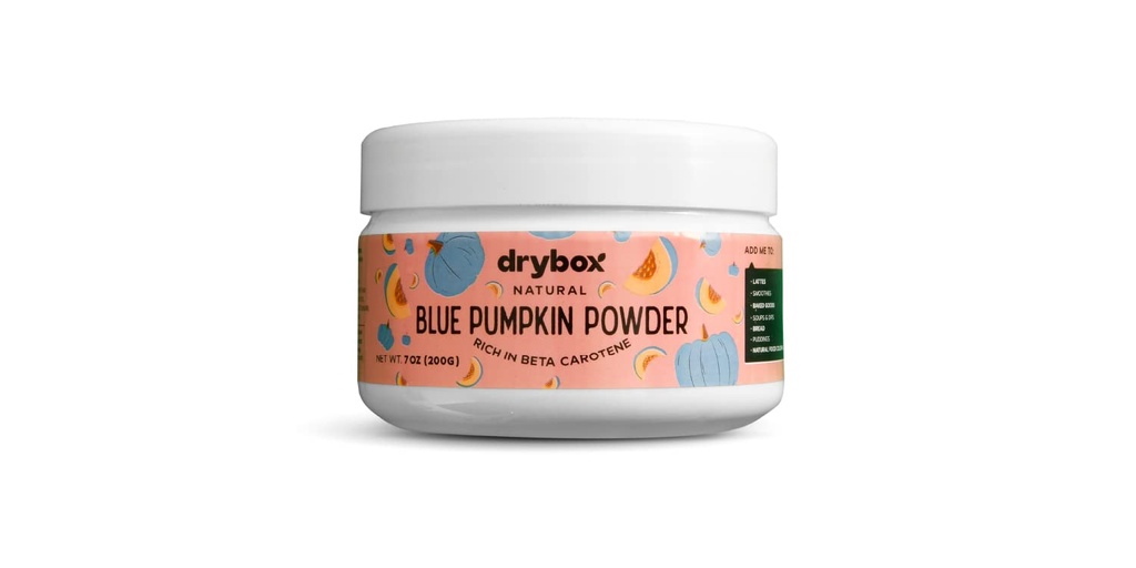 Kurubox Jarrahdale Blue Riley Toz, Pure Tozed Superfood Supplement, Riley Spice Latte ve Riley Pie, Büyük Beta Carotene ve Vitamin A, 7 Ounces (200 Grams)