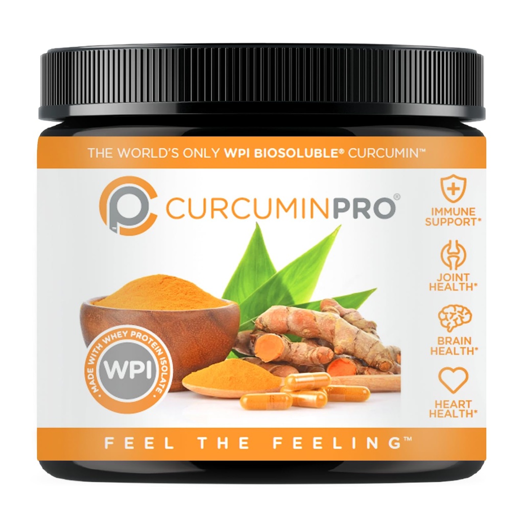 curcuminpro Complete Curcumin Bulk Toz | Bioplastik Organik Turmeric Curcumin Supplement | High Aborpsiyon Curcuma Organica en Polvo | Natural Wellness Support | 90 Grams
