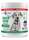 Vital Planet - Flora Dog Probiyotik Toz Supplement with 20 Milyar Cultures and 10 Strains, High Potency Immune and Digestive Support Probiyotiks for Dogs, 7.84 oz., 222 Grams, 60 Hizmet