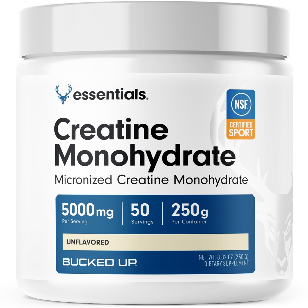 Kadınlar ve Erkekler için Saf Mikronized Kretine Monohidrat - Mix ve Unflavored - 5G Per Servis - 50 Hizmet - 250 Grams Per Konteyner