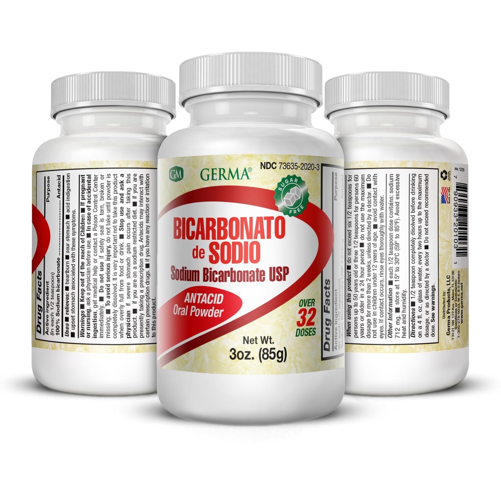 sodyum Bikarbonat USP 3oz Toz Bikarbonato de Soda 3PACK