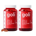 Goli Beslenme Supplement, Apple Cider Vinegar Gummy Vitamins Beslenme, 60 Kontun 2 Paketi
