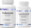 Tesseract Gut & Immune Support Sche – ProButyrate 600 mg & QuerciSorb Quercetin 400 mg, 120 + 90 Capsules, Hipoallergenic, Gastrointestinal & Immune Health