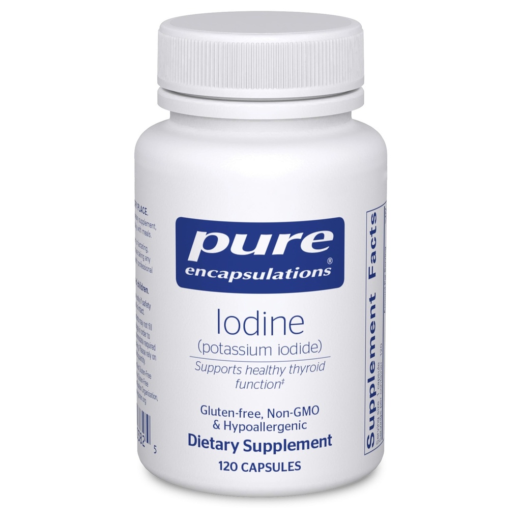 Saf Encapsulations Iodine - The Yourroid & Yardım Sağlıklı Hücre Metabolism - Premium P Properties Iodide - 120 Capsules