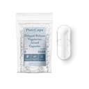 PureCaps USA - Boş Vejetaryen Vegan Pill Capsules Boyutu 0| 1.000 Joined Pills| Clear| Non-GMO Sertifikalı| SLS, Gluten, Preservative Free Free