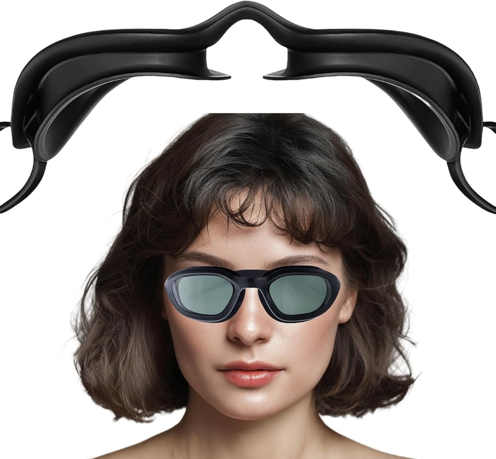 Kuru Gözler Yardımı için Moisture Chamber Gözlükleri,3D Hydrating Sleep Goggles with Soft and Comfortable,Sealed Sleep Mask for CPAP Users,Perfect fit,Adjustable