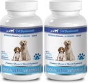 Puppies için Kemik Desteği - Köpekler Ultra Vitaminler - CHEWABLE - Gelişmiş Formula - Premium Mineraller - Dogdis Bones - 2 Şişe (180 Chews)