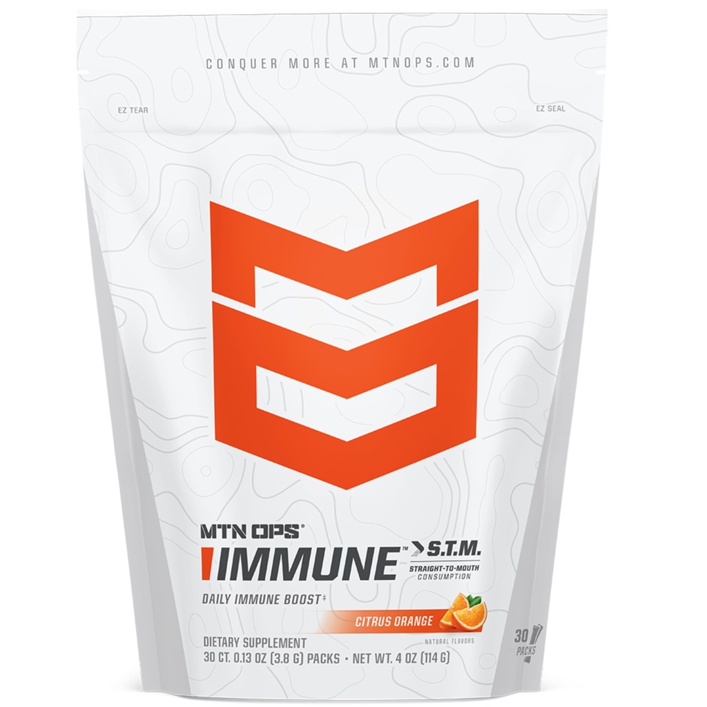 MTN OPS Immune STM Toz Immune STM Toz Immune Support, Hydration & Wellness, 30 Hizmet, Citrus Flavor