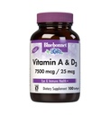 Bluebonnet Beslenme Vitamini A & D35.000 İ/1,000 I from Deep Sea, Cold Water, Fish Oil - For Eye Health & Immune Function* - Gluten Free - Dairy Free - Moleküler olarak Distilled - 100 Softgel /Servings