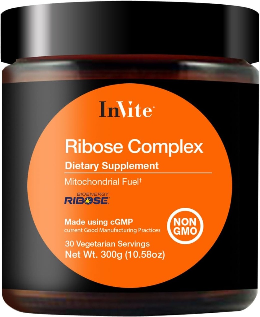 Invite Health Ribose Kompleksi - Enerji ve Endurance Egzersiz sırasında Malzemelerin Kapsamlı Bir Kombinasyonunu Kullanarak, D-Ribose - 30 Hizmet