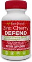 Temel Markalar – çinko Cherry savunur - 100 Lozenges - Natural Cherry Flavor çinko-Lozenges - Immune Boost, Cold Relief, Non-GMO, çinko Atı & Vitamin C - 2Packges